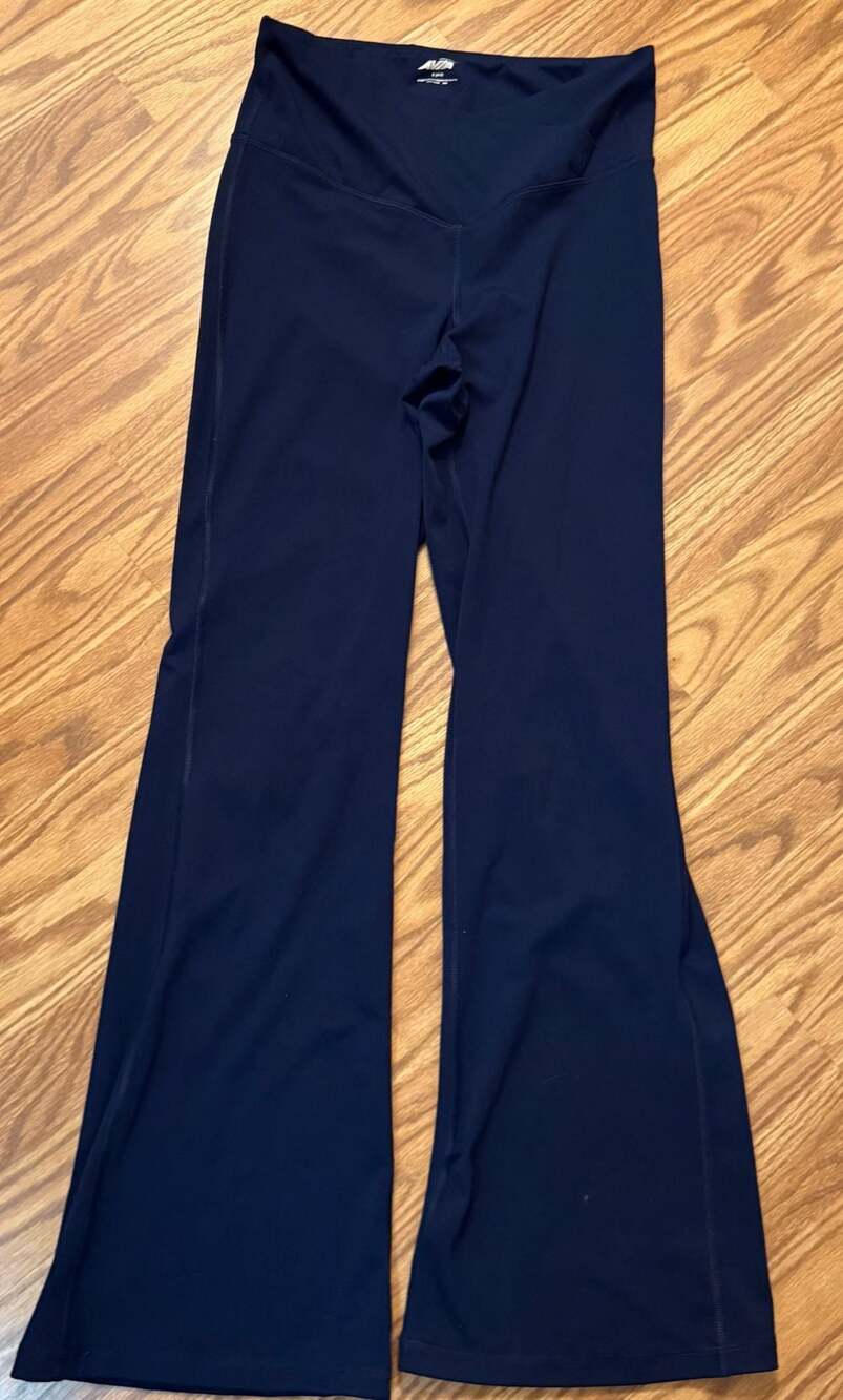 Avia Women's Crossover High-Waisted Flare Yoga Pants size